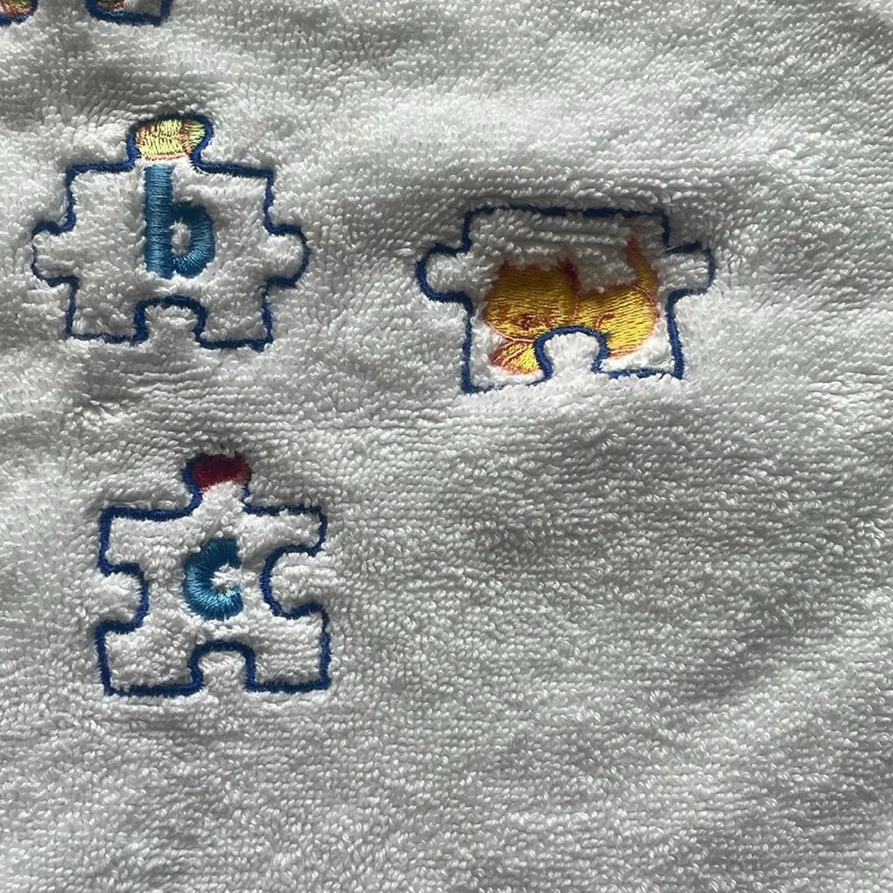 Vintage Akova Alphabet Bath Mat